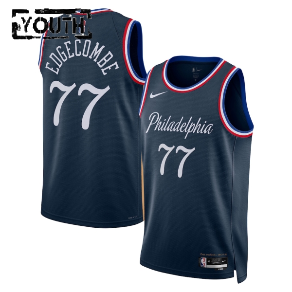 Philadelphia 76ers Trikot VJ Edgecombe Nike 2025-26 City Edition Navy Swingman - Kinder Philadelphia 76ers Trikot VJ Edgecombe Nike 2025-26 City Edition Navy Swingman - Kinder